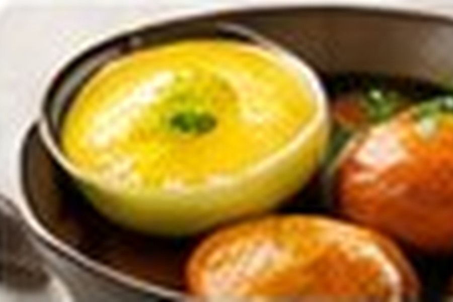 Egg Curry over Jeera Rice or Naan